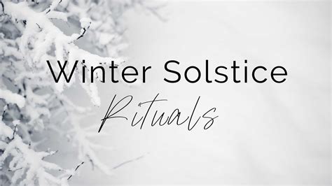 Winter Solstice Rituals Trish Mckinnley