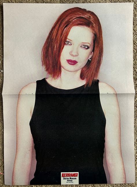 Shirley Manson Garbage 1999 Uk Magazine Centrefold Poster Ebay