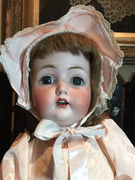 Sweet German Antique Bisque Doll 25” Tall Bisque Doll Dolls German