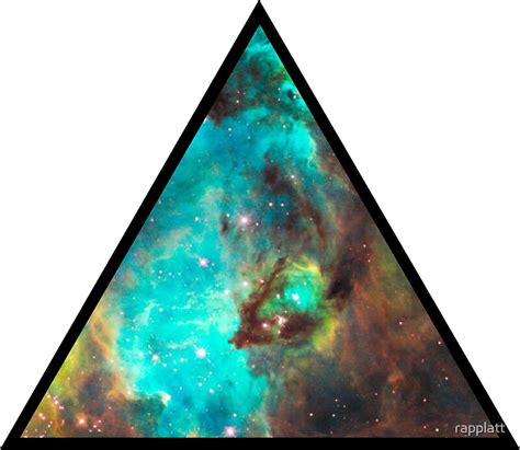 Galaxy Hipster Triangle Tumblr Stickers Redbubble