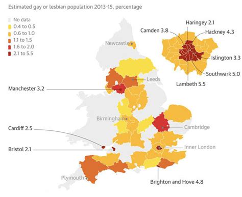 Uks Homosexual Hotspots Revealed With Gay Map Daily Star