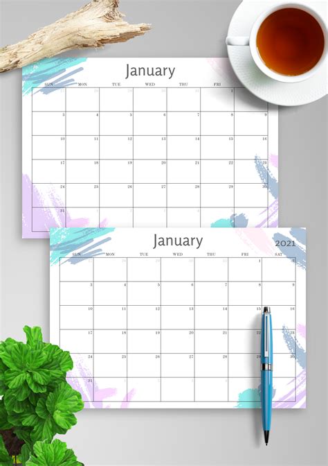 Simple Calendar Printable