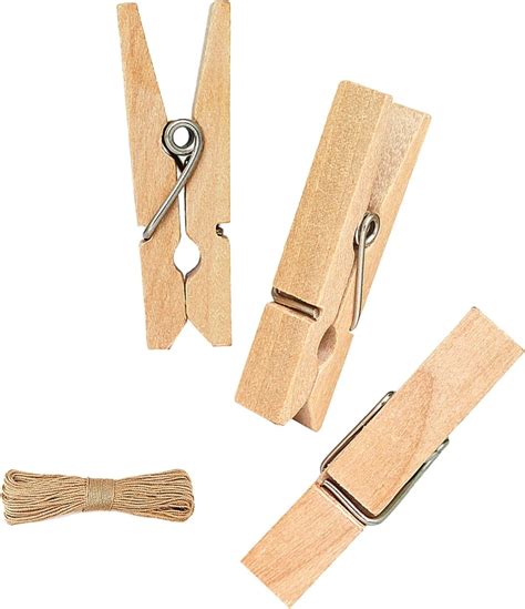 Mini Clothespins Mini Clothes Pins For Photo 100 Pack Wooden Small