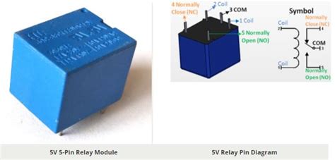 5v Relay Pinout Description Working And Datasheet
