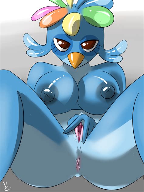 Rule Angry Birds Anthro Avian Bird Breasts Female Looking At