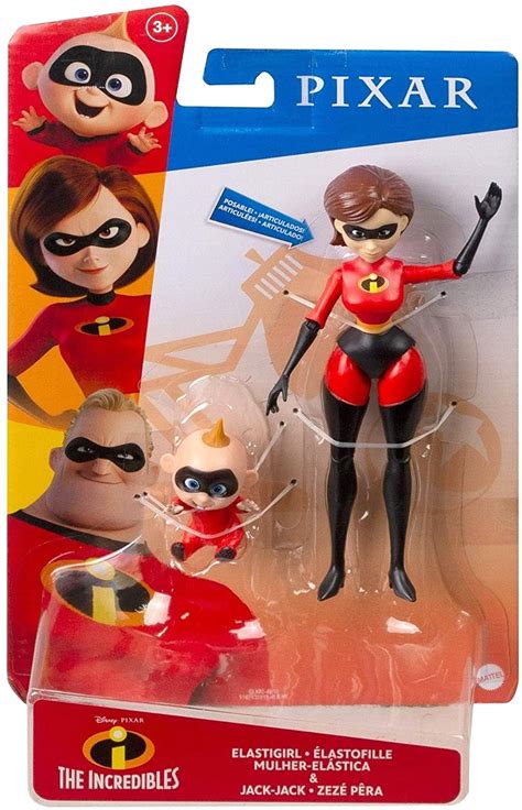 Disney Pixar The Incredibles Elastigirl Jack Jack 6 Action Figure Mattel Toywiz