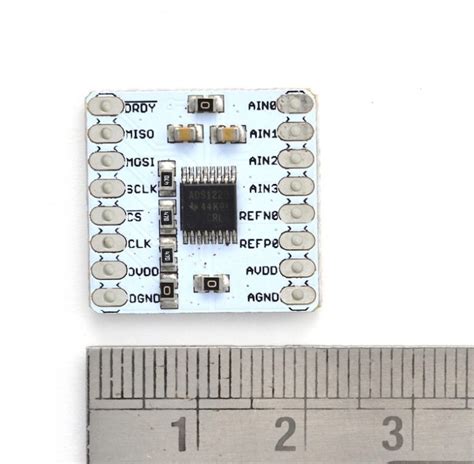 Ads1220 24 Bit 4 Channel Low Noise Adc Breakout Board Protocentral