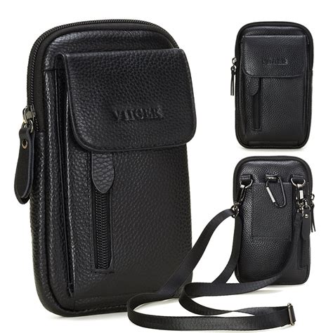 Buy Viiger Leather Cell Phone Shoulder Holster Compatible With Iphone 14 Pro Max 13 Pro Max S22