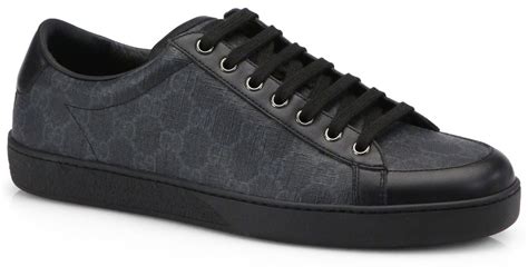 Lyst Gucci Brooklyn Gg Lace Up Sneakers In Black For Men