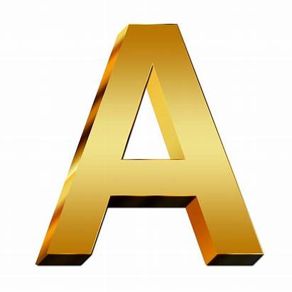 Letter Golden Abc Letters Alphabet Buchstaben Initial