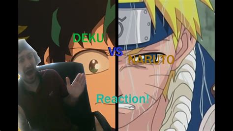 Deku Vs Naruto Rap Battle Reaction Rustage Ft None Like Joshua Youtube