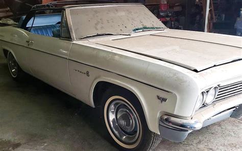 Barn Bound 25 Years 1966 Chevrolet Impala Convertible Barn Finds
