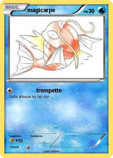 Pokémon Magicarpe 184 184 Trempette Ma Carte Pokémon