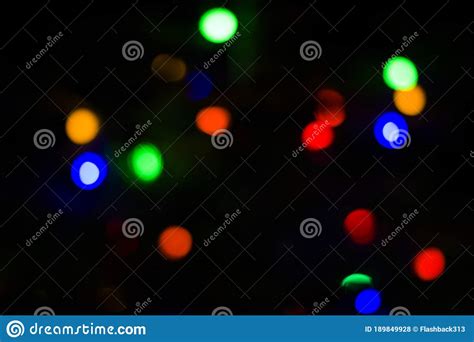 Abstract Texture And Background Of Circles Out Of Focus Blur Photo