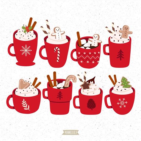 hot cocoa svg christmas clip art hot chocolate svg merry etsy christmas clipart kawaii