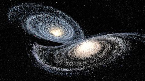 ♡andromeda Galaxy Colliding With The Milky Way♡ ☾random