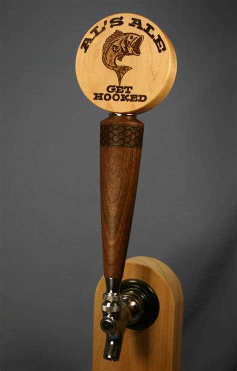 Custom Beer Tap Handle Personalized With Your Brewing Logo Etsy