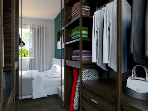 Cabina armadio per stanza rettangolare. Ricavare una cabina armadio | Architetto online Ornella Vaudo