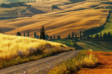 Incredible Italian Countryside Tuscany Hd Desktop Wallpaper
