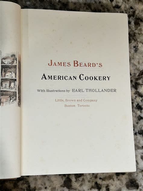 James Beards American Cookery Hardcover First Edition Fourth Print No DJ EBay