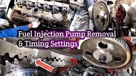 Fuel Injection Pump Removal And Engine Timing Settings 💯 Diesel Engine
