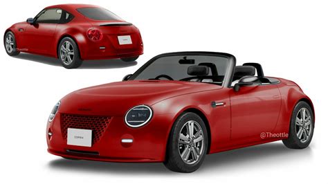 Daihatsu Vision Copen Rendered In Production Friendly Roadster And