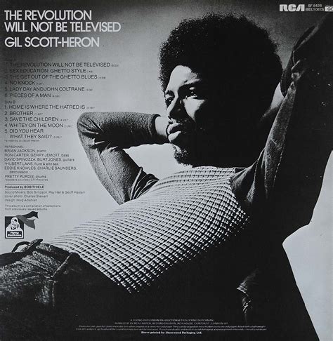 gil scott heron the revolution will not be televised funk soul rock pop and all the rest