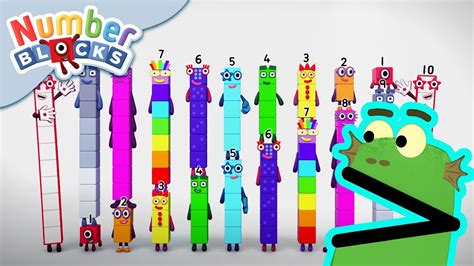 Numberblocks Can You Spot The Monster 👀 Find Blockzilla Learn To