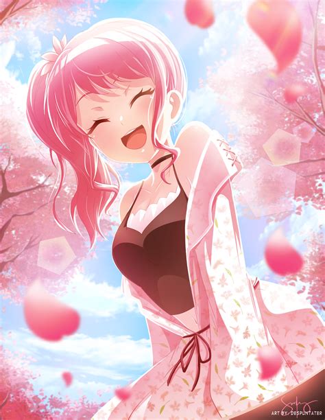 Artstation Bang Dream Maruyama Aya Cherry Blossom Day 🌸