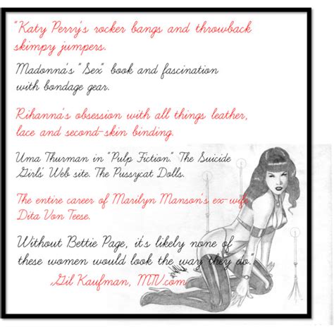 Bettie Page S Quotes Famous And Not Much Sualci Quotes