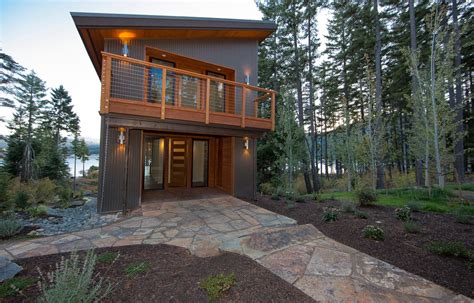 Stunning Contemporary Lake House Contemporary Exterior Seattle