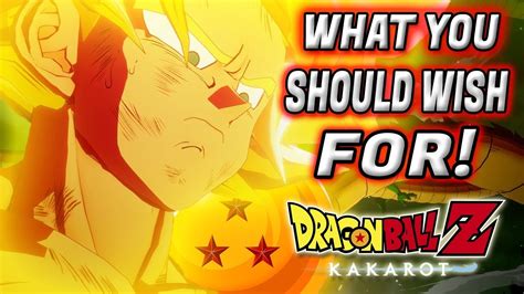 Best Dragon Ball Wishes Dbz Kakarot Dragonball Wish Guide What You