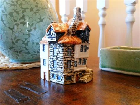 Vintage John Putnam Ceramic Heritage House Miniature From Scotland