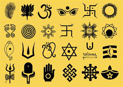 Hindu Symbols Om Sign Svg Etsy