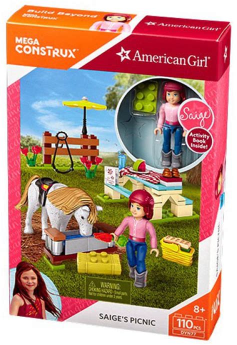 American Girl Mega Construx Saiges Picnic Set Mattel Toywiz