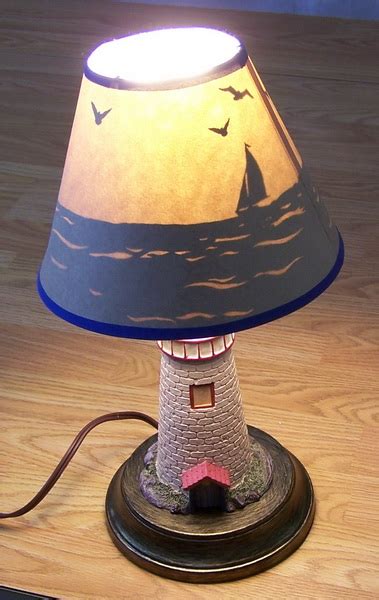 New Lighthouse Table Touch Lamp Nautical Decor Ebay