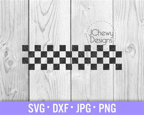 Racing Stripes Svg Nascar Svg Checkered Pattern Svg Etsy