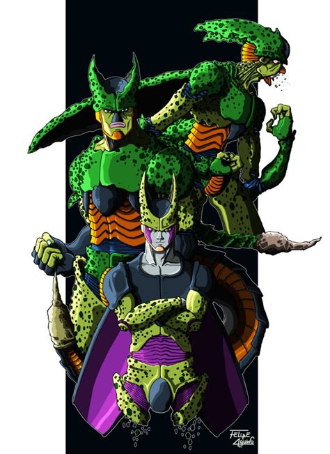Cell Forms By Felipeaquino On Deviantart Cell Forms Cell Dbz Dbz Art