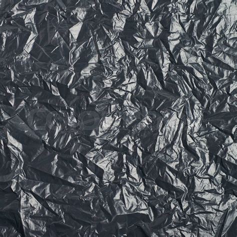 Black Trash Bag Texture Stock Image Colourbox