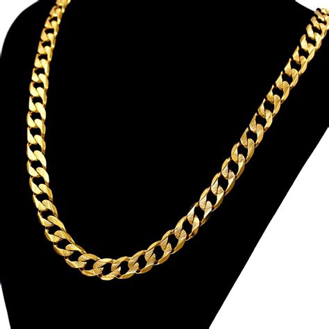 Browse our fantastic fine gold and sterling silver jewellery for gents. Hip Hop Chunky Long Gold Chain For Men 12MM Gold Color ...