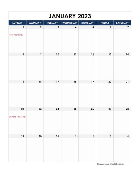 2023 Philippines Calendar Spreadsheet Template Free Printable Templates