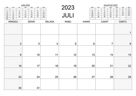 Kalender Juli 2023 Kalender365su