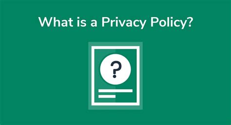 What Is A Privacy Policy Privacy Policies