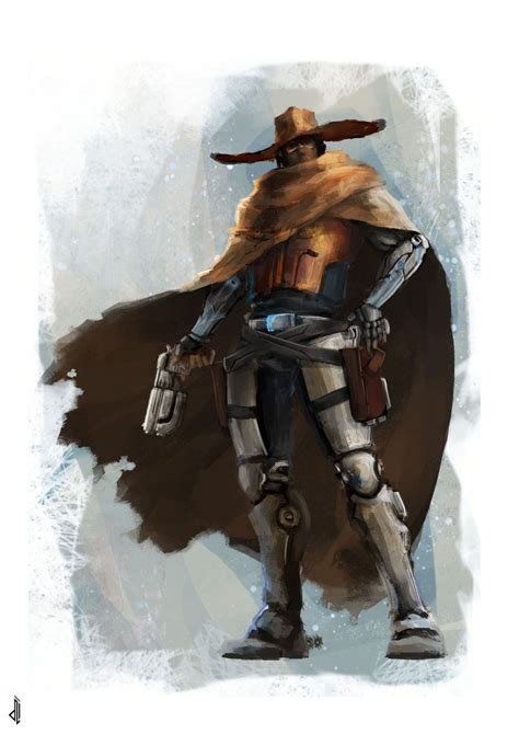 Cowboy Concept By Deiyeah Cowboy Character Design Concept Art