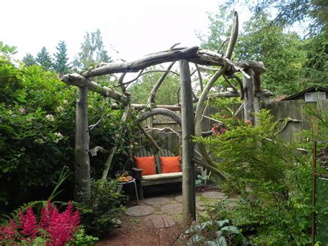 Rustic Wood Pergola Sublime Garden Design Landscape Design