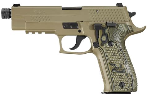 Sig Sauer P226 Elite Scorpion 9mm Centerfire Pistol With Threaded