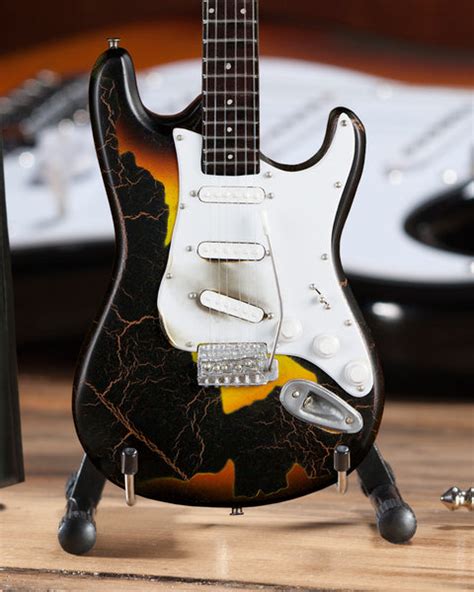 signature jimi hendrix burnt fender™ strat™ mini guitar replica offi axe heaven® store