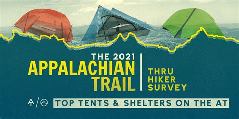 Top Tents And Shelters On The Appalachian Trail 2021 Thru Hiker Survey