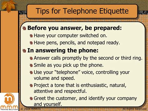 Ppt Telephone Etiquette Powerpoint Presentation Free Download Id