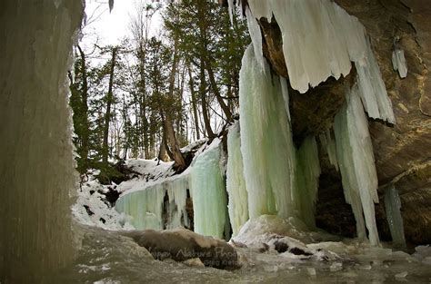 The Eben Ice Caves Located Near Eben Mi In The Upper Peninsula Ice